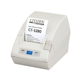 Citizen CT-S281, USB, 8 dots/mm (203 dpi), cutter, white-CTS281UBEWH