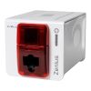 Evolis Zenius Expert, single sided, 12 dots/mm (300 dpi), USB, Ethernet, MSR, MSR, red